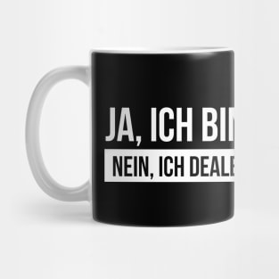 Tattoo ja, drogen nein (white) Mug